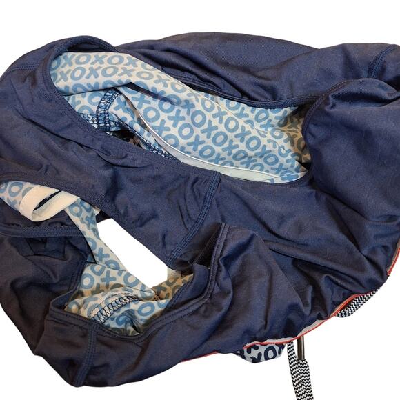 Rabbit Women's Repeats 2" short XOXO rainbow print athletic running shorts lined - Picture 6 of 7